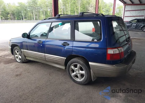 2002 Subaru Forester S from USA, damaged, VIN JF1SF65512H714793